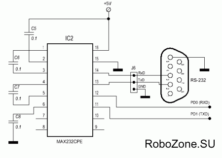 Универсальный робо-контроллер MRC-40 (ATmega 16/32/644)