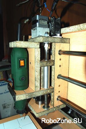 3-х осевой ЧПУ(CNC) станок из подручных материалов (рабочий макет).